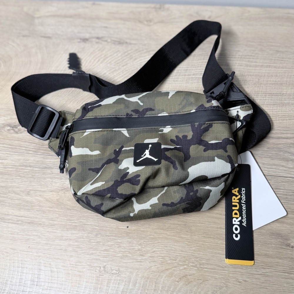 Jordan Jumpman Camo Crossbody Waist Bag Sling Pack Streetwear Travel‎ Pouch